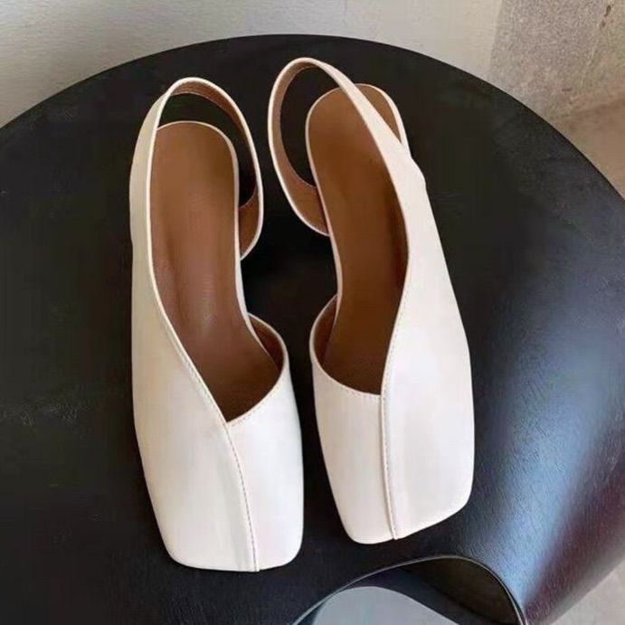 Cream fashion sandal