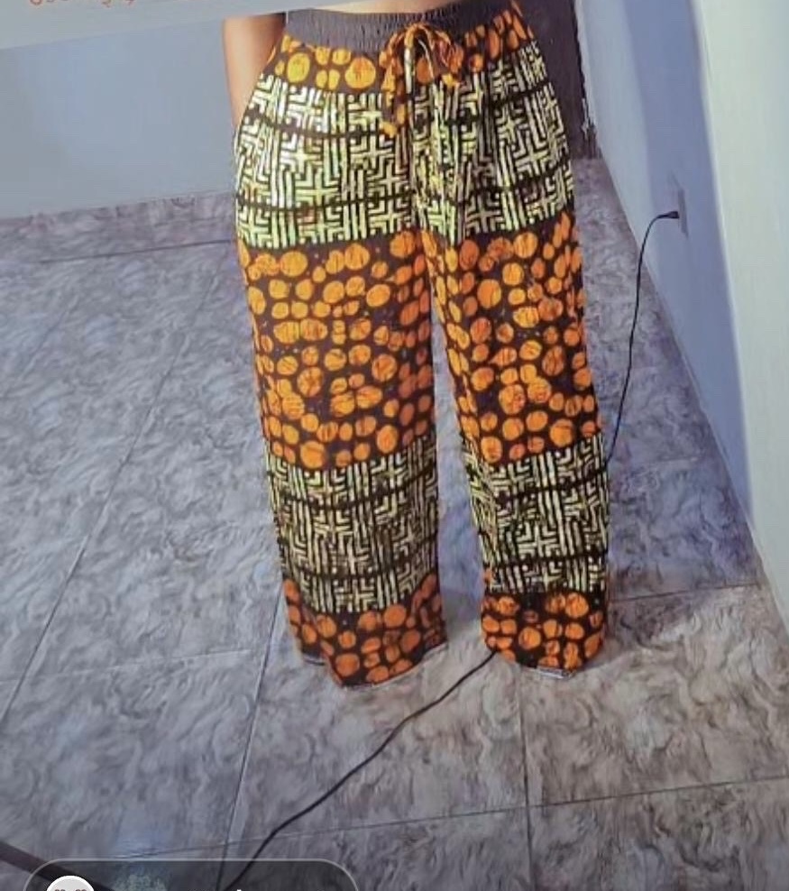 Classic Ankara straight pants